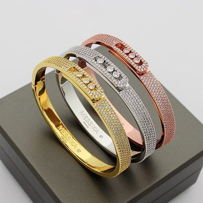 [Regal Gem]Move Noa Full Pavé Diamond Bangle Bracelet