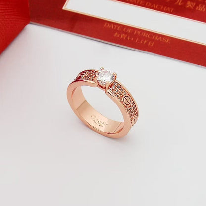 [Regal Gem]Starry Sky Diamond Ring