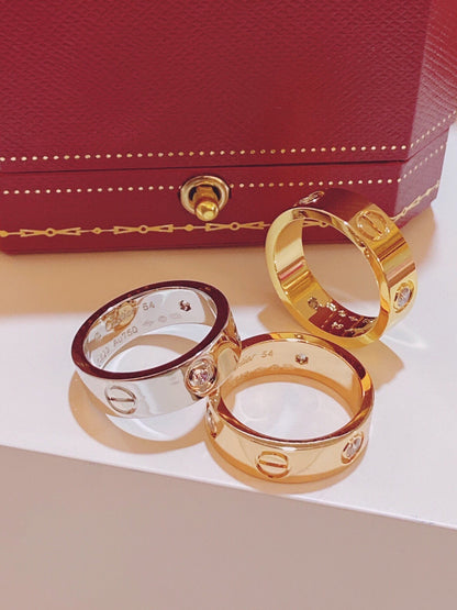 [Regal Gem]Three-Diamond Ring