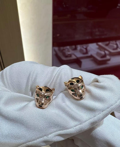 [?Regal Gem]CHRRTAH-PRINT STUD EARRINGS, THREE COLORS