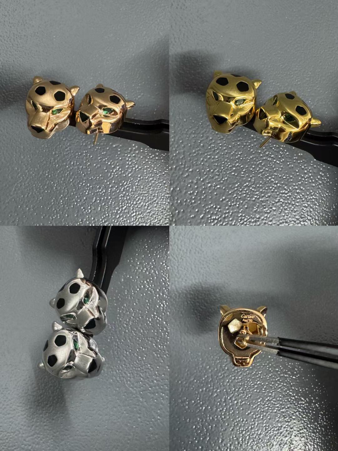 [?Regal Gem]CHRRTAH-PRINT STUD EARRINGS, THREE COLORS
