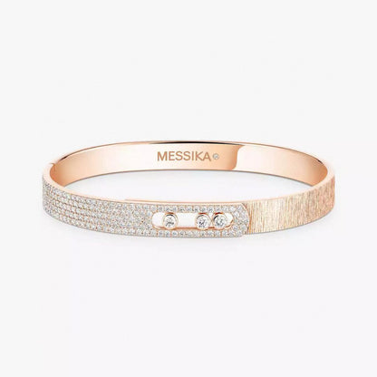 [Regal Gem]2026 BRAND-NEW FROSTED BRACELET WITH DIAMONDS THREE COLORS