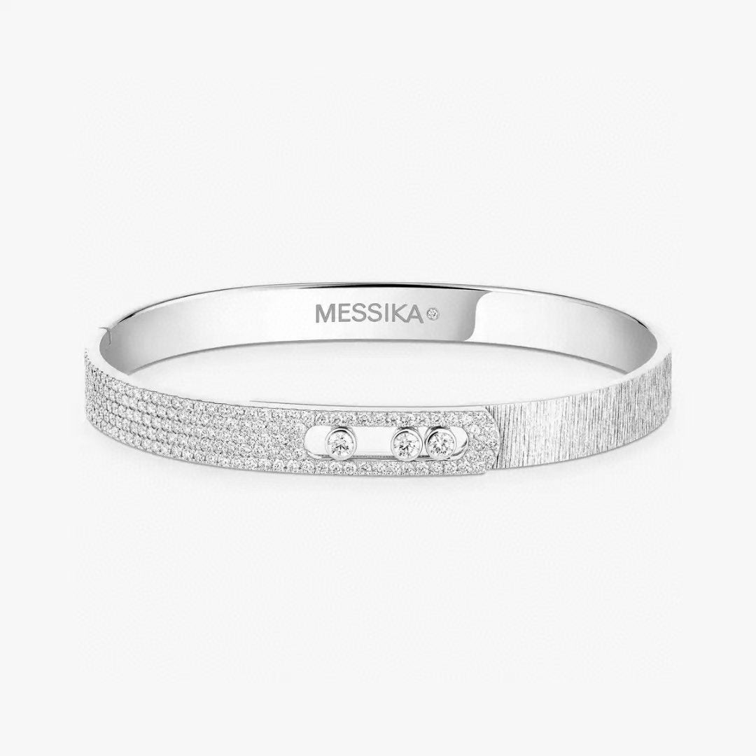 [Regal Gem]2026 BRAND-NEW FROSTED BRACELET WITH DIAMONDS THREE COLORS