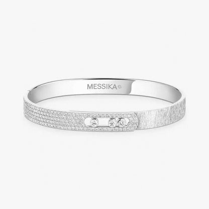 [Regal Gem]2026 BRAND-NEW FROSTED BRACELET WITH DIAMONDS THREE COLORS