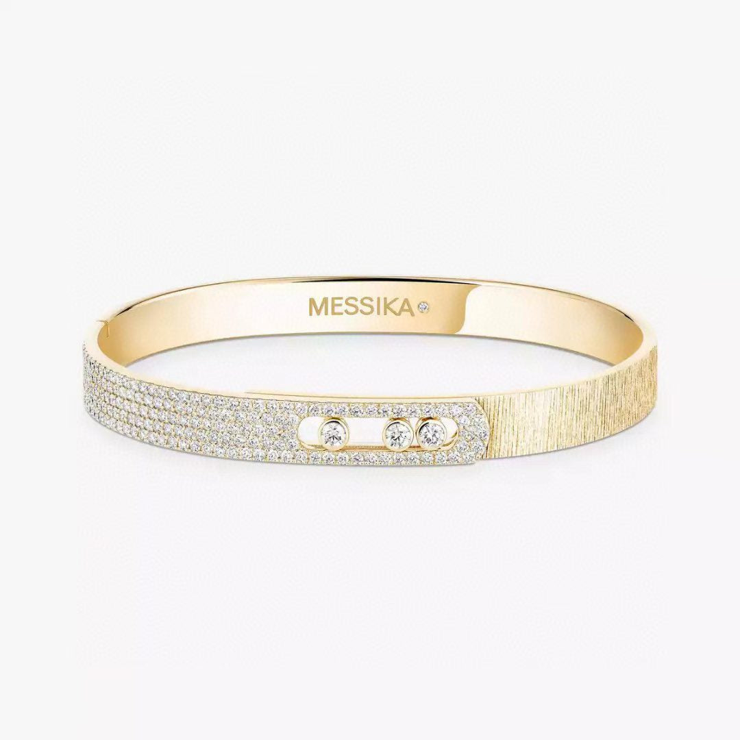 [Regal Gem]2026 BRAND-NEW FROSTED BRACELET WITH DIAMONDS THREE COLORS