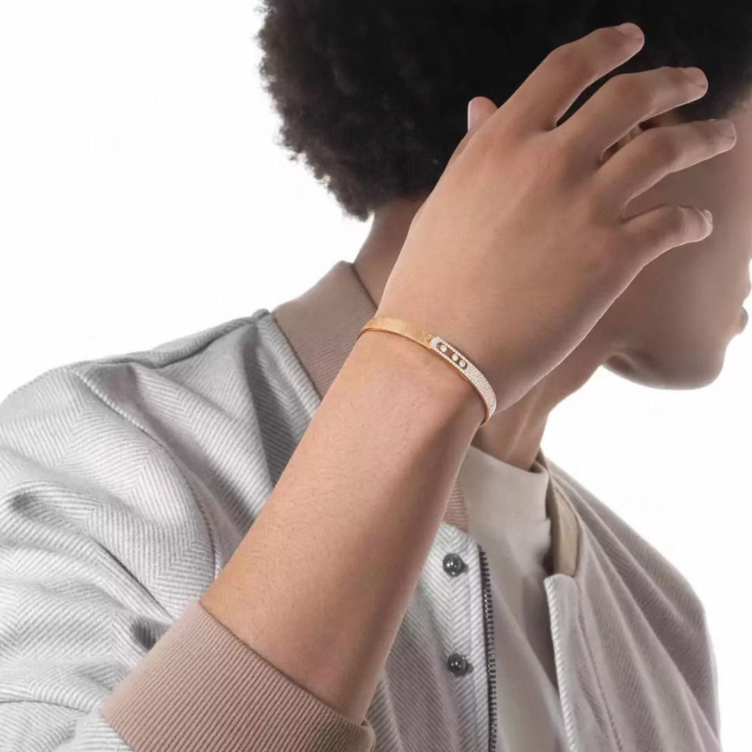 [Regal Gem]2026 BRAND-NEW FROSTED BRACELET WITH DIAMONDS THREE COLORS
