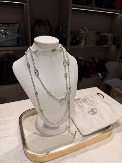 [Regal Gem]Classic Silver Sweater Chain