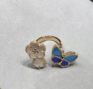 [Regal Gem]NEW TWIN BUTTERFLY LUCKY RING