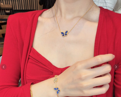 [Regal Gem]BUTTERFLY BLUE   NECKLACE