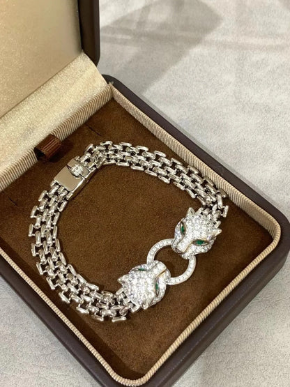 [Regal Gem] DOUBLE PANTHER BRACELET