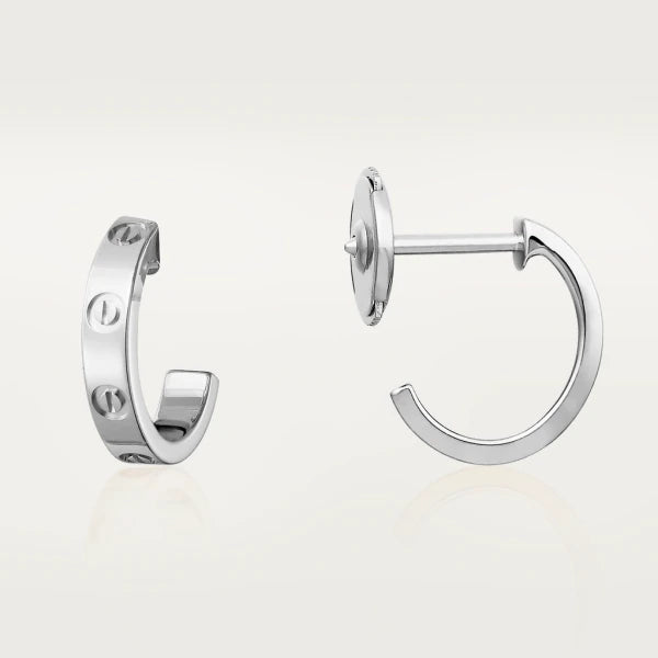 [Regal Gem]LOVE EARRINGS 2.65MM SILVER