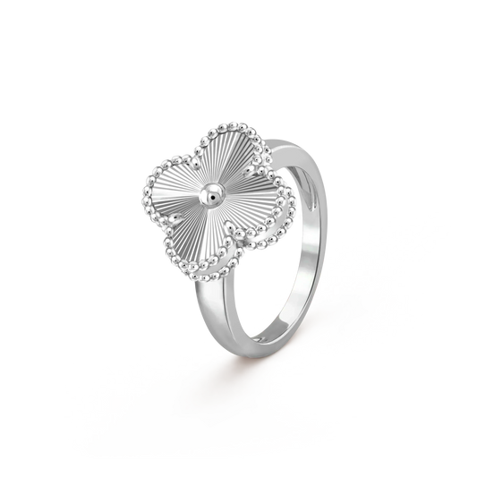 [Regal Gem]CLOVER SILVER RING