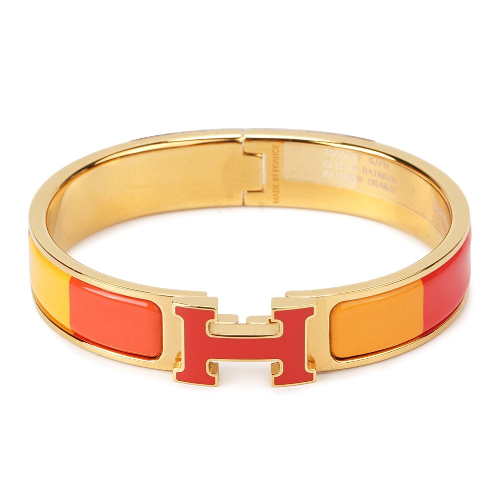 [Regal Gem]H BRACELET ORANGE RAINBOW CERAMIC