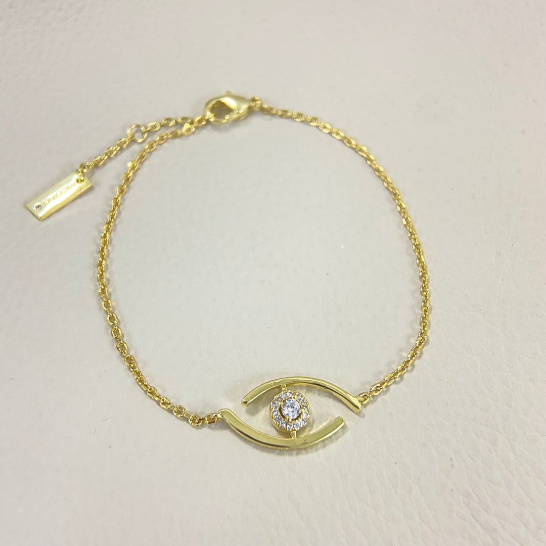[Regal Gem]Demo Eye Pave-Set Diamond Bracelet