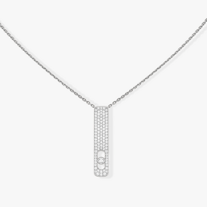 [Regal Gem]MY FIRST DIAMOND PAVED NECKLACE