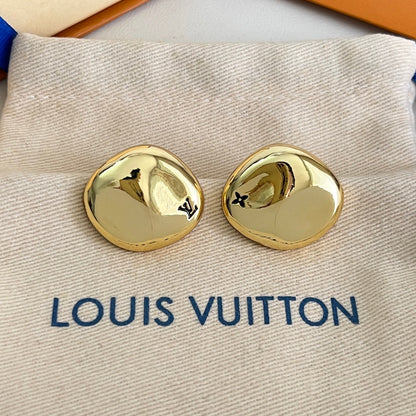 [Regal Gem]Gold Paris Stud Earrings