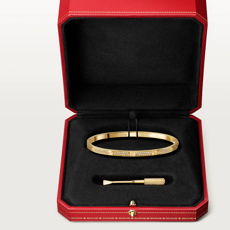 [Regal Gem]LOVE BRACELET 3.65MM DIAMOND-PAVED