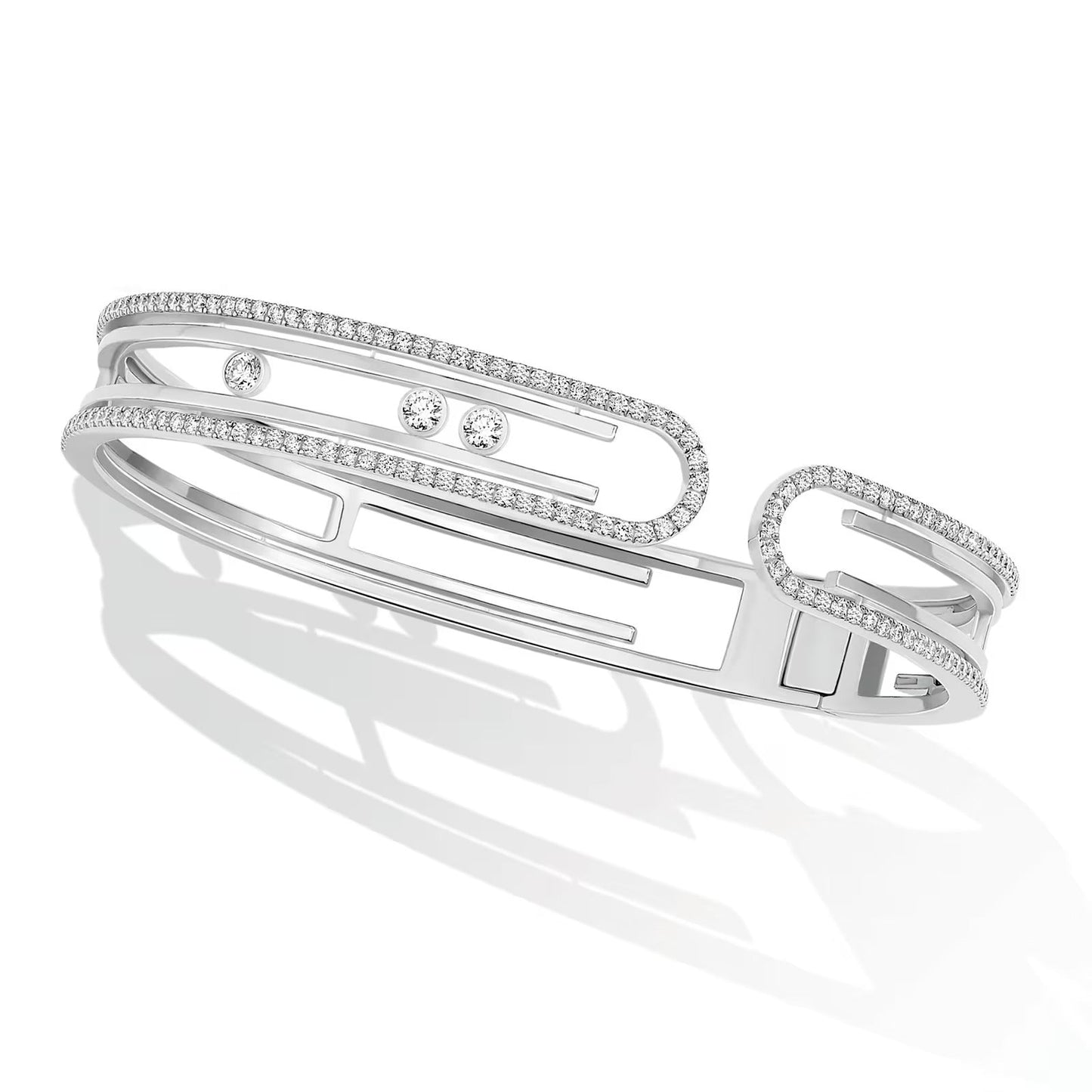 [Regal Gem]MOVE 10TH PAVED DIAMOND BRACELET