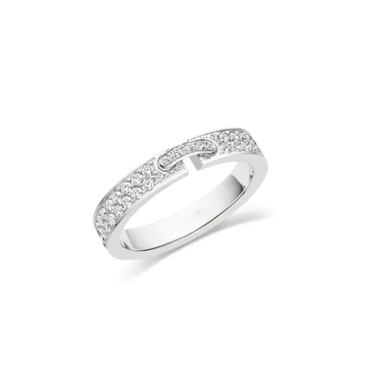 [Regal Gem]ALLIANCE LIENS VIDENCE PAVED DIAMOND 4MM RING