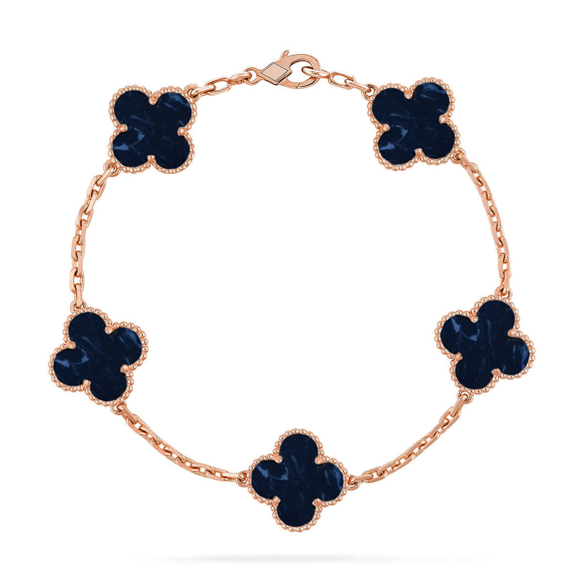[Regal Gem]CLOVER 5 MOTIF PIETERSITE BRACELET COLLECTION