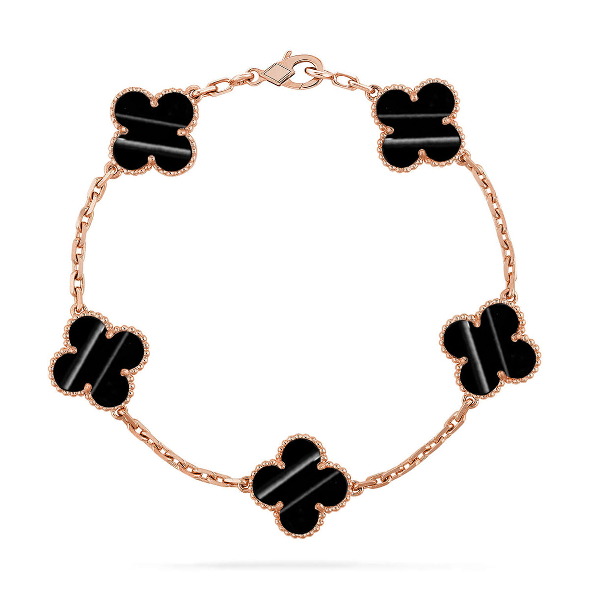 [Regal Gem] CLOVER 5 MOTIF PULSAR STONE BRACELET COLLECTION