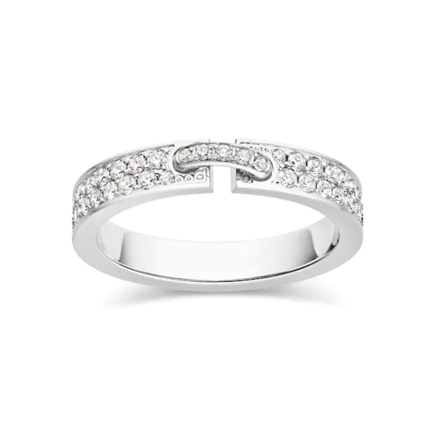 [Regal Gem]ALLIANCE LIENS VIDENCE PAVED DIAMOND 4MM RING