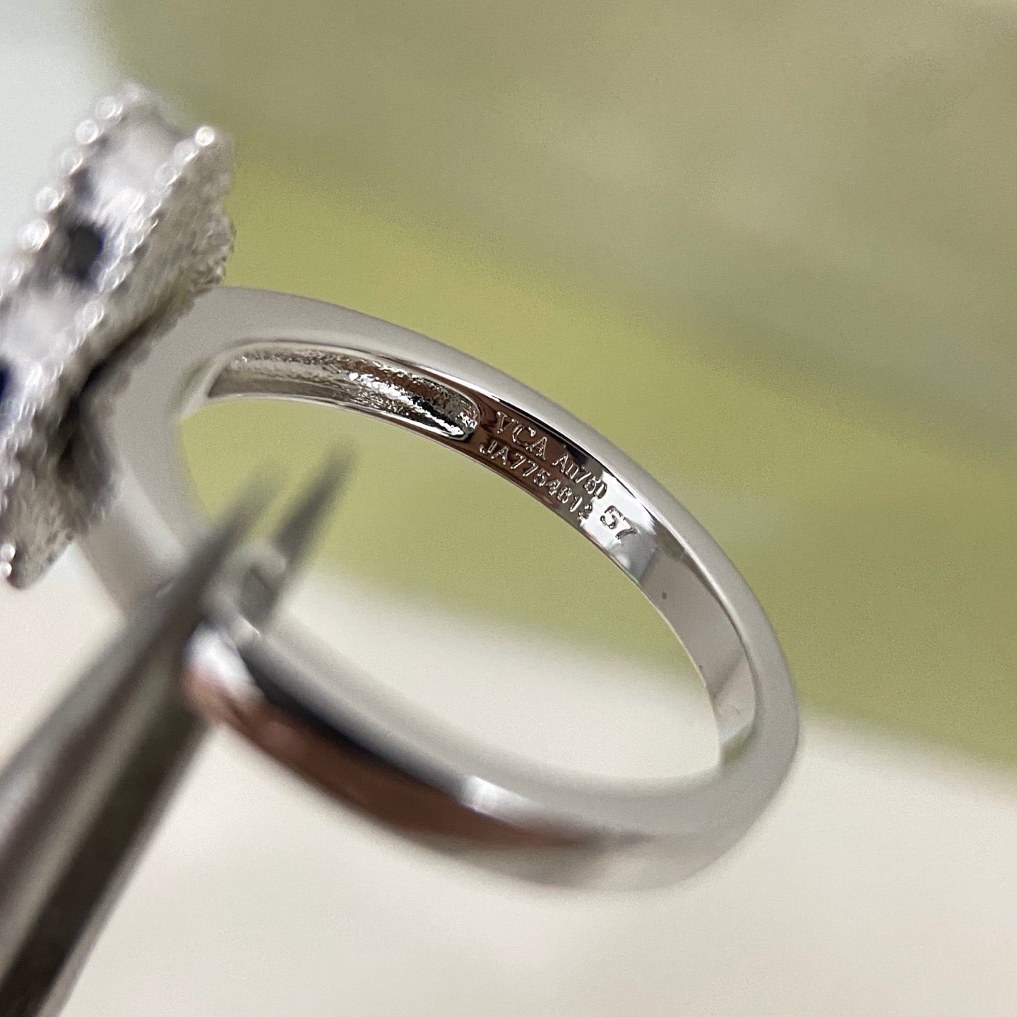 [Regal Gem]NEW ROSE QUARTZ FOUR-LEAF CLOVER RING