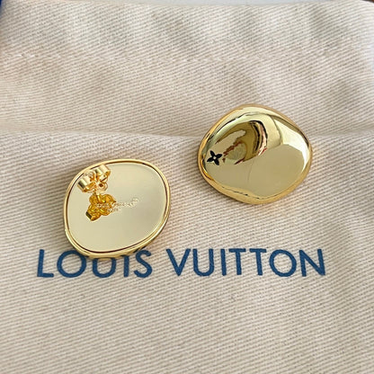 [Regal Gem]Gold Paris Stud Earrings