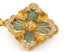 [Regal Gem] B.C.L BIG SIZE  ENAMEL NECKLACE£¨Various colors£©
