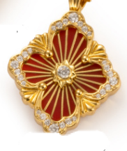 [Regal Gem] B.C.L BIG SIZE  ENAMEL NECKLACE£¨Various colors£©