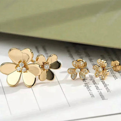 [Regal Gem]CLOVER COMOS GOLD DIAMOND RING