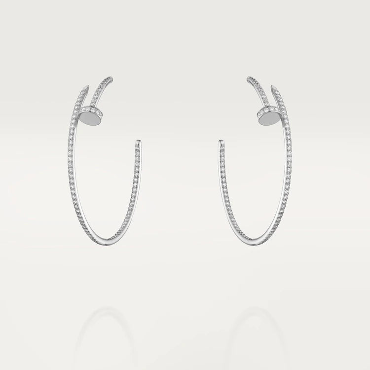 [Regal Gem]JUSTE EARRINGS FULL DIAMONDS 1.8MM