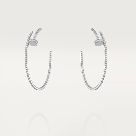 [Regal Gem]JUSTE EARRINGS FULL DIAMONDS 1.8MM