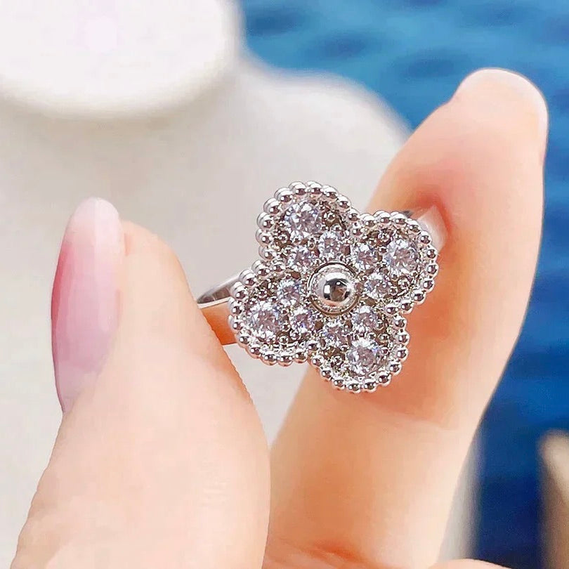 [Regal Gem]CLOVER DIAMOND RING