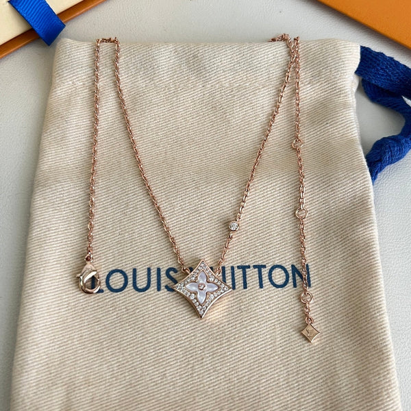 [Regal Gem]ROSE GOLD DIAMOND NECKLACE