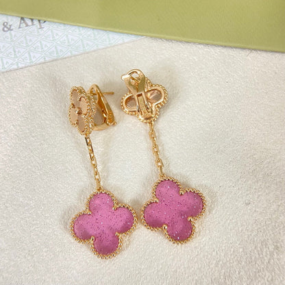 [Regal Gem]2026 NEW CLOVER 2 MOTIF  BUBBLE PINK ENAMEL