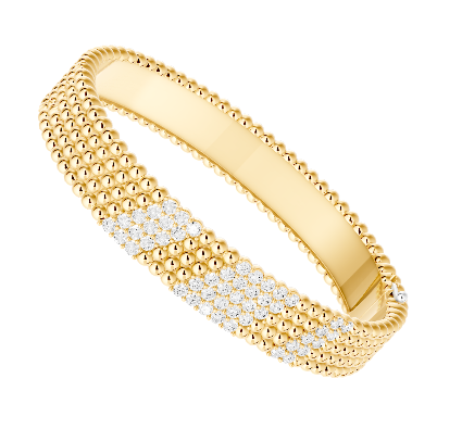 [Regal Gem]Five-row diamond bracelet