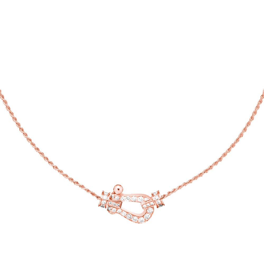 [Regal Gem]FORCE 10 PINK GOLD DIAMOND NECKLACE