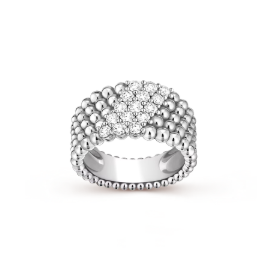 [Regal Gem]Five-row diamond ring