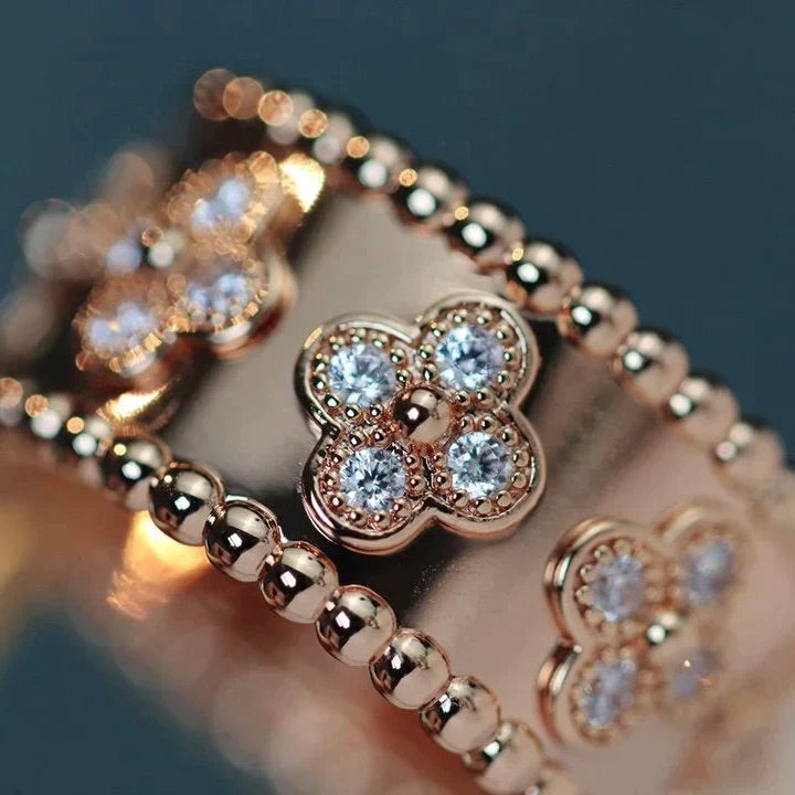 [Regal Gem]CLOVER KALEIDOSCOPE RING 10MM