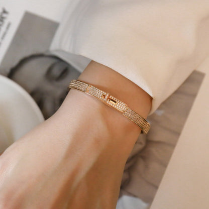 [Regal Gem]KELLY BRACELET DIAMOND PAVED