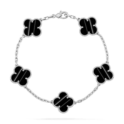 [Regal Gem] CLOVER 5 MOTIF PULSAR STONE BRACELET COLLECTION