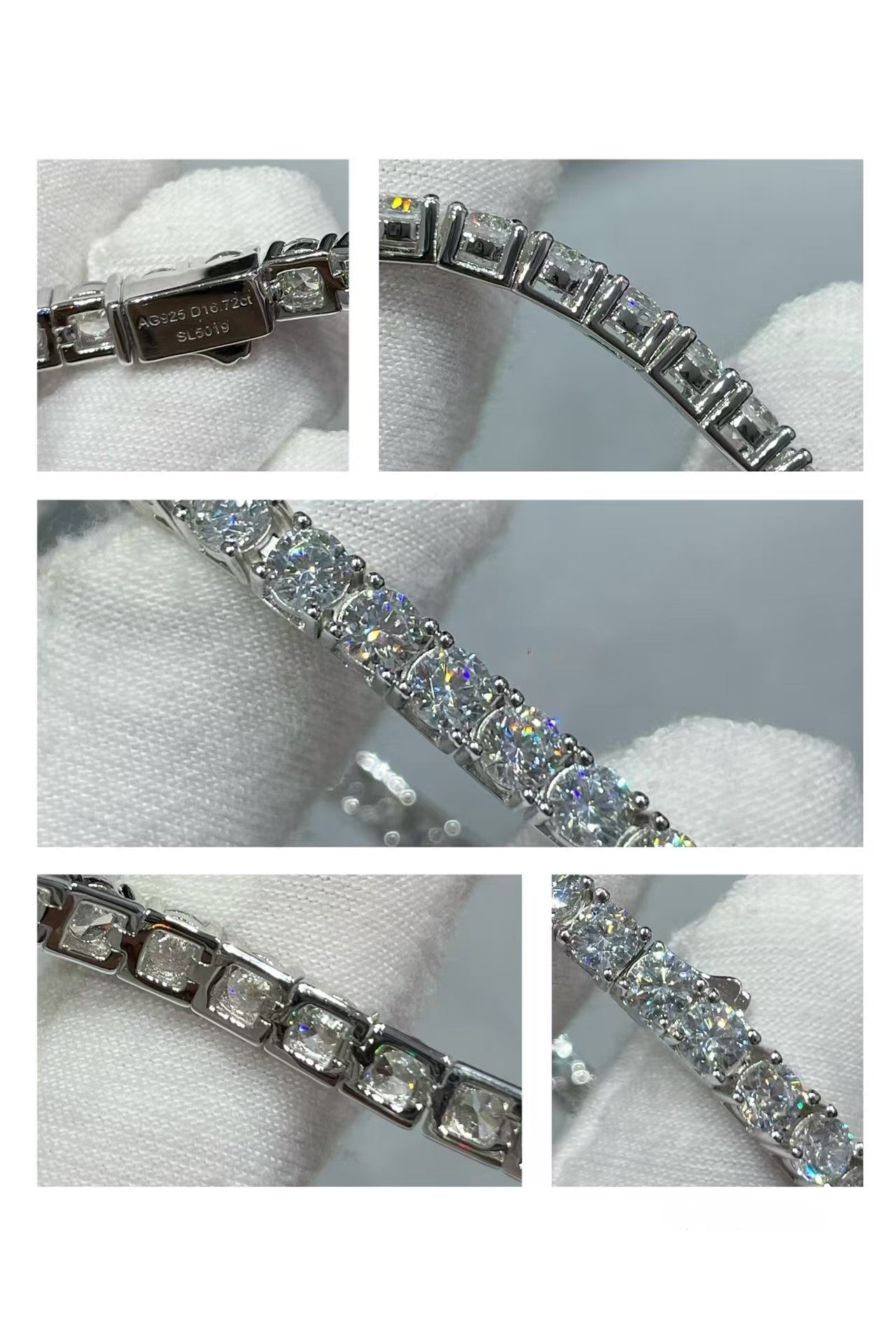 [Regal Gem jewelrys]TENNIS BRACELET WITH FULL DIAMOND SETTING