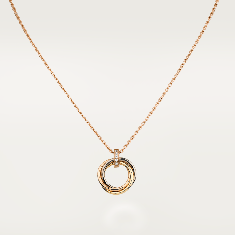 [Regal Gem]TRINITY NECKLACE GOLD  DIAMONDS