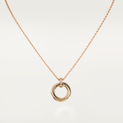 [Regal Gem]TRINITY NECKLACE GOLD  DIAMONDS