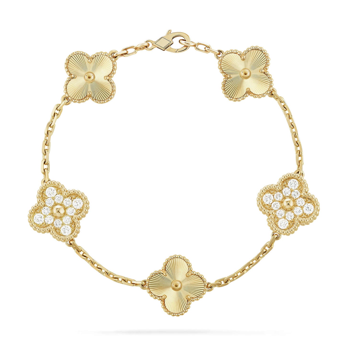 [Regal Gem] CLOVER 5 MOTIF LASER BRACELET COLLECTION