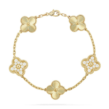 [Regal Gem] CLOVER 5 MOTIF LASER BRACELET COLLECTION