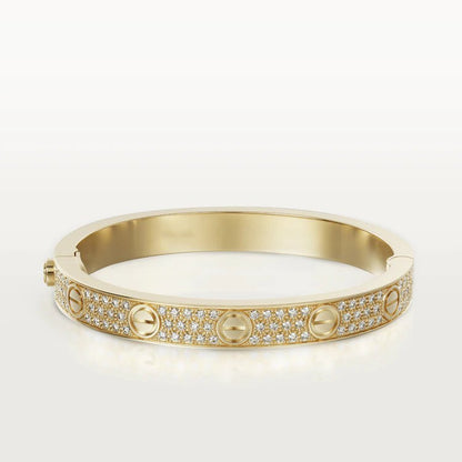 [Regal Gem]LOVE BRACELET 6.1MM DIAMOND-PAVED