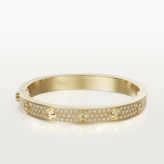 [Regal Gem]LOVE BRACELET 6.1MM DIAMOND-PAVED