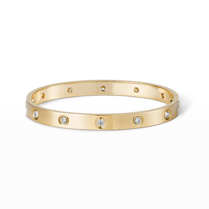 [Regal Gem]LOVE BRACELET 6.1MM 10 DIAMONDS